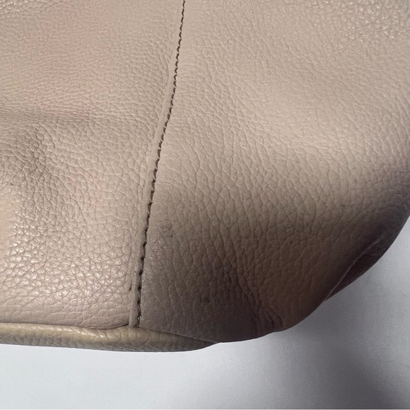Tignanello Beige Leather Hobo Bag - Picture 3 of 10